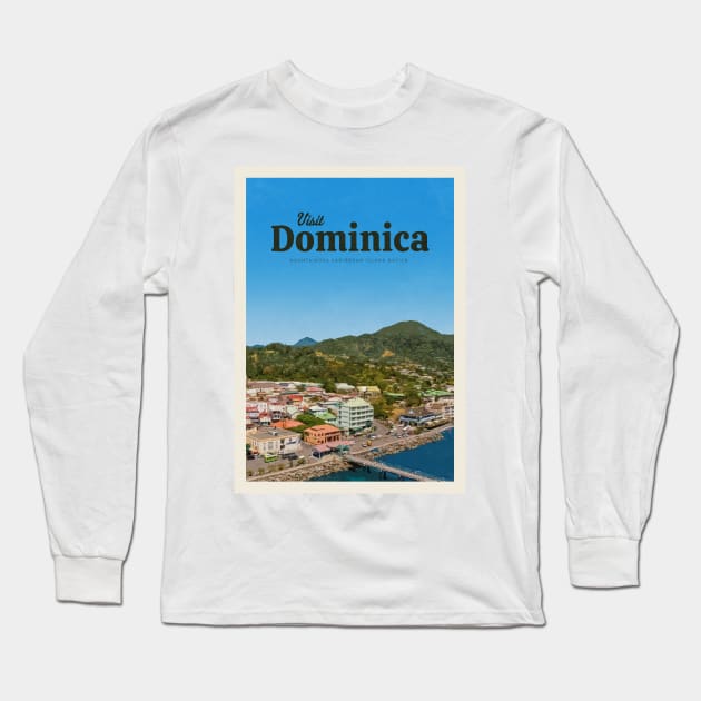 Visit Dominica Long Sleeve T-Shirt by Mercury Club